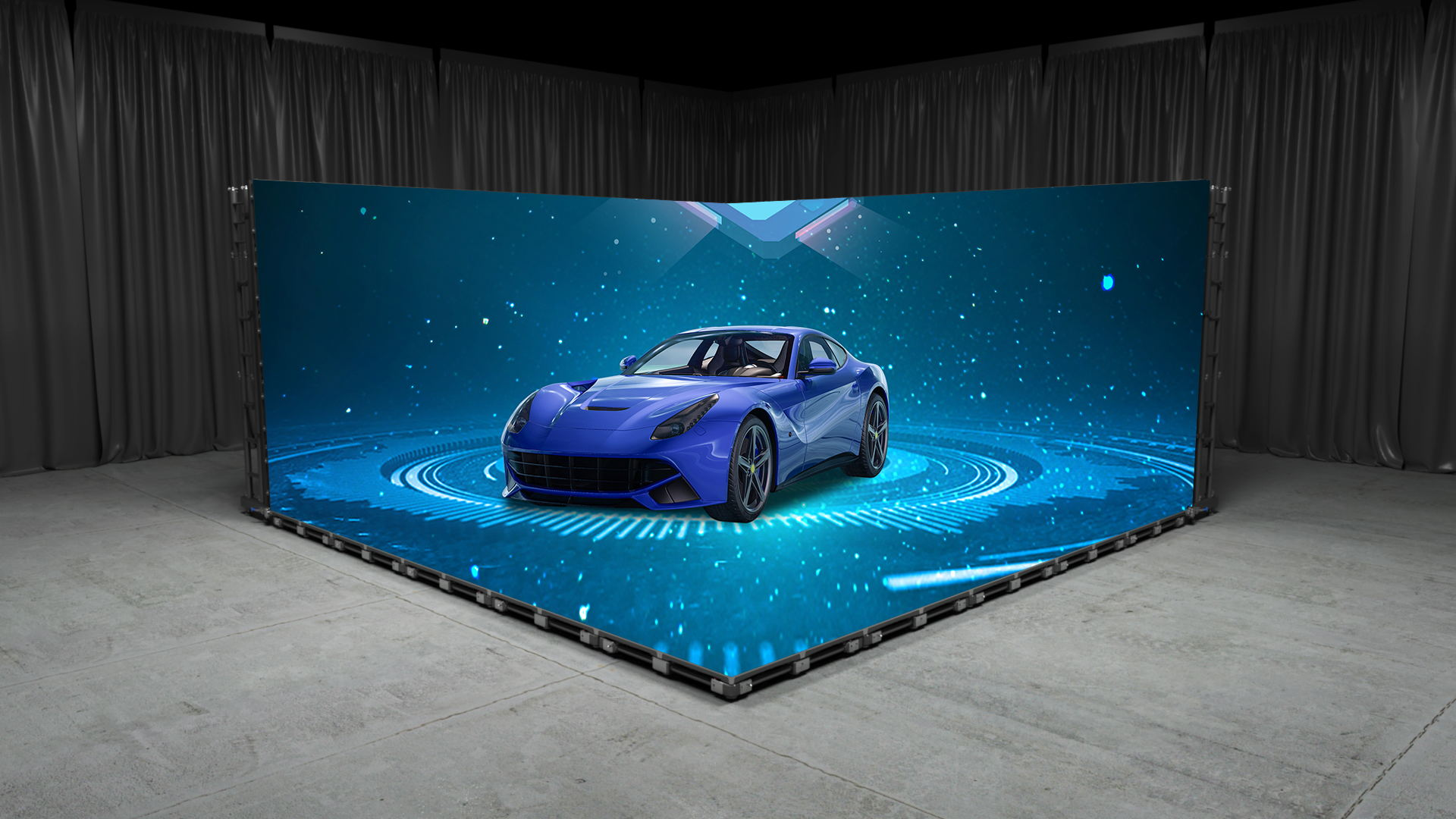 XINTAI LED immersive led screen_01 XINTAI LED immersive led screen_01